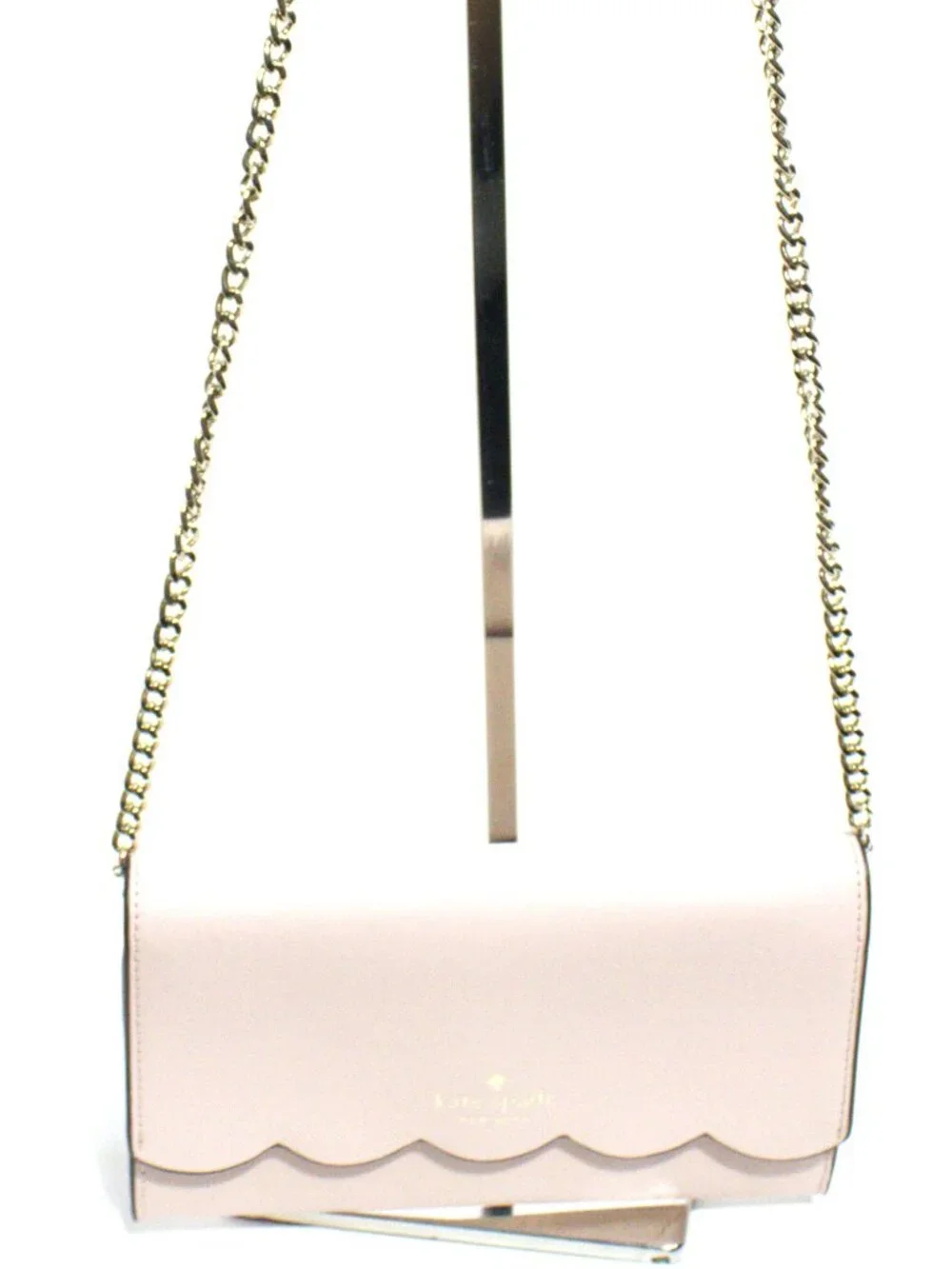 Kate Spade, Pink Leather Gemma Crossbody with Gold Hardware, Small
